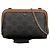 Céline Clutch con catena Triumph in tela e vitello