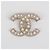 Spilla Chanel Logo con Perla Bianca - vista 2
