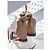Gucci Web Wollmischung Schal Camel - Ansicht 4