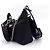 Prada Borsa a tracolla Re-Edition in nylon nera - vista 4