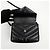 Autre Marque Borsa a tracolla Lulu Toy in pelle Nero Argento - vista 9