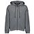 Moncler Zip-Up Hoodie aus Baumwollmischung mit Leder-Logo