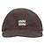 Miu Miu Cappellino baseball in denim - vista 4