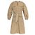 Vestido corto de algodón Moncler Beige