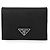 Prada Saffiano Triangle Logo Compact Wallet - view 3