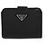 Prada Saffiano Triangle Logo Card Wallet - view 3