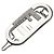 Fendi Fermi capelli Crystal Silver FF Lock