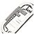 Fendi Fermi capelli Crystal Silver FF Lock - vista 2