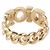 Dior Revolution Logo Metallring in Gold-Optik - Ansicht 5