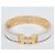 Hermès Bracciale Clikashu PM Blanc Gold - vista 3
