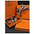 Hermès Orange Silver Clic Clac PM - vista 3