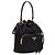 Prada Borsa a secchiello Duet Nylon New Bucket Bag Black Gold - vista 3