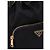 Prada Borsa a secchiello Duet Nylon New Bucket Bag Black Gold - vista 5