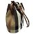 Burberry Borsa bucket in tela a scacchi - vista 8