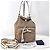 Prada Borsa Bucket Crossbody in Jacquard Logo - vista 2