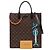 Louis Vuitton Borsa Tote e borsa a tracolla in Monogram Canvas