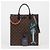 Louis Vuitton Borsa Tote e borsa a tracolla in Monogram Canvas - vista 14