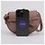 Loewe Gate Pebble Grain Calf Leather Dual Mini Crossbody Dark Blush - vista 11