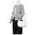 Prada Borsa a tracolla Cleo in pelle spazzolata White - vista 12