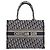 Dior Borsa Book Tote Medium Oblique da donna Blu