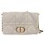 Dior Borsa a Tracolla Mini Macro Cannage Bianco Tono Oro