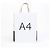 Céline Borsa Cabas Two-Way in pelle di vitello Cream Black - vista 10