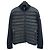 Moncler Gesteppte Strickjacke Schwarz (XL)