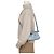Fendi Borsa a tracolla Mini Boston Sky Blue - vista 14