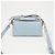 Fendi Borsa a tracolla Mini Boston Sky Blue - vista 5