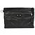 Balenciaga Clutch Medium Leather Classic Motor Clip Clutch Black