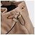Prada Borsa Secchiello in Pelle Beige Grace Triangle Logo Cap - vista 15