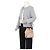 Prada Borsa Secchiello in Pelle Beige Grace Triangle Logo Cap - vista 20