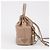 Prada Borsa Secchiello in Pelle Beige Grace Triangle Logo Cap - vista 5