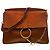 Chloé Chloe Faye Chain Leather and Suede Mini