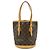 Borsa Louis Vuitton Monogram Canvas Bucket PM Brown M42238