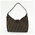 FENDI Borsa a spalla e borsa a mano in pelle e tela Zucca Nero e Marrone 26569 - vista 2