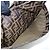 FENDI Borsa a spalla e borsa a mano in pelle e tela Zucca Nero e Marrone 26569 - vista 20