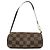 Louis Vuitton Mini pochette in pelle Damier Canvas per borsa Papillon Brown