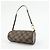 Louis Vuitton Mini pochette in pelle Damier Canvas per borsa Papillon Brown - vista 3
