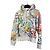 Sudadera con capucha de algodón Dsquared2 con estampado de grafiti
