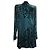 Autre Marque Robe en velours Balmain x H&M Vert Taille 36 Set Complet Cintre & Sac État Neuf