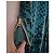 Autre Marque Robe en velours Balmain x H&M Vert Taille 36 Set Complet Cintre & Sac État Neuf - vue 5