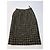 Vintage Givenchy Strukturierter Web-Midirock Schwarz Gold S - Ansicht 10