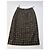 Vintage Givenchy Strukturierter Web-Midirock Schwarz Gold S - Ansicht 4