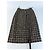Vintage Givenchy Strukturierter Web-Midirock Schwarz Gold S - Ansicht 6