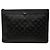 Borsa a pochette clutch Louis Vuitton Monogram Shadow Discovery Nera