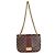 Borsa Louis Vuitton Bordeaux Damier Ebene Cuir Taurillon Wight Chain Bag - vista 5