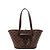 Borsa a tracolla Louis Vuitton Manosque PM Damier Ebene Marrone N51121