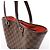 Borsa a tracolla Louis Vuitton Manosque PM Damier Ebene Marrone N51121 - vista 5