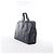Borsa porta documenti Prada in pelle Saffiano blu navy - vista 3